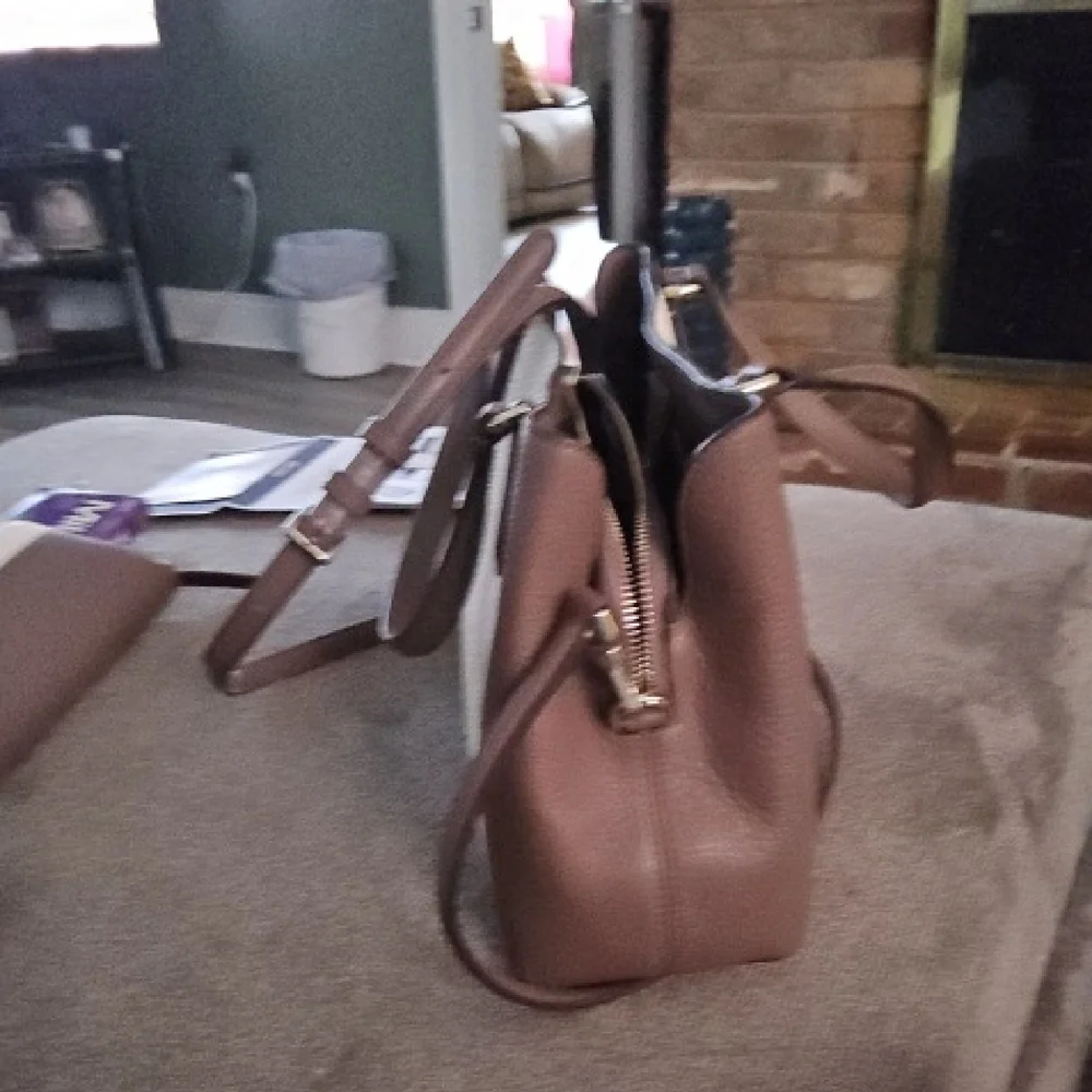 Kate Spade Brown and Cream Luxury Tote - Picture 3 of 6